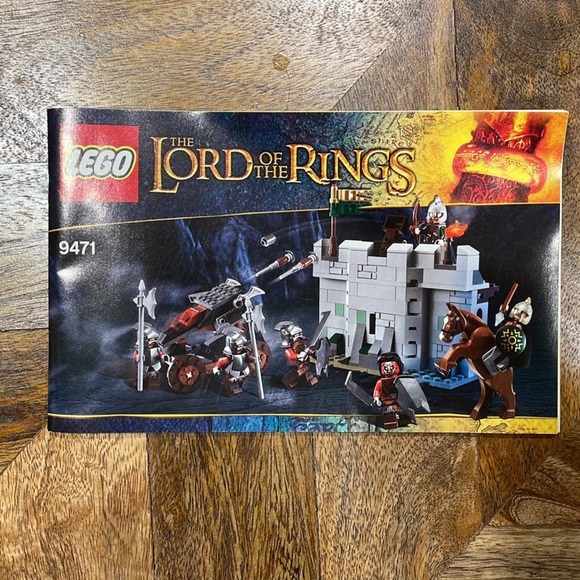 Lego LOTR Set #9471 Minifigures+ instructions in Perfect condition - Picture 10 of 10